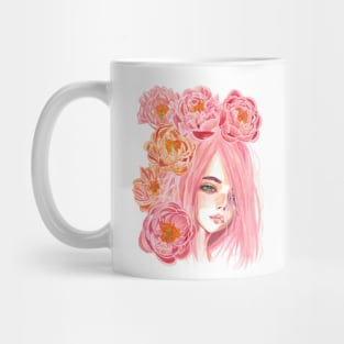 Peony Princess Mug